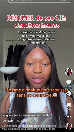 Avant de venir me faire passer pour une dégénéré qui suit la politique depuis 2 jours RENSEIGNEZ VOUS. Mon contenu ce n’est pas politique. MAIS j’ai TOUJOURS utiliser mes réseaux pour en parler dans des moments cruciaux comme actuellement. Et je vous ai mm mis mon panier de gain comme faut tout prouver ici. Je fais 0 argent avec cette appli. Je parle pcq il est nécessaire de parler.