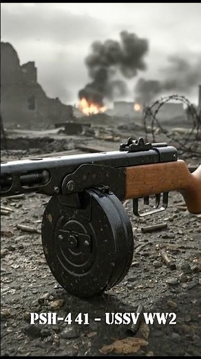 PPSh‑41 Submachine Gun — Drum, Box Mag, and Firepower