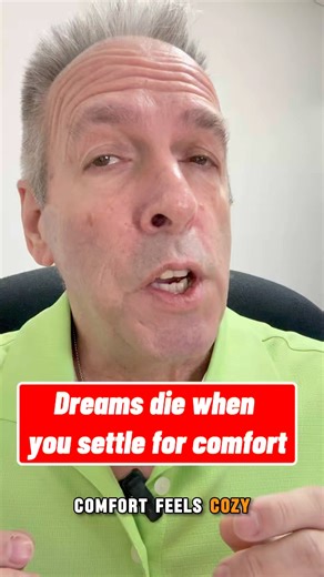 Dreams die when you settle for comfort #shorts #dream #earnmoney #earnmoneyonline