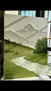 💚 Green landscape texture painting This is a landscape painting full of vitality. The nearby green space and winding river are spread out layer by layer, creating a peaceful and remote natural world 🌿. Each stroke is carefully drawn by hand, just to bring the peace of nature into your home ✨ Whether HANG IN SITTING ROOM, STUDY, OR OFFICE SPACE, CAN BECOME VISUAL FOCAL POINT ✨ 🎁 Pure manual drawing 📐 Size can be customized 🌍 Free shipping worldwide 📩 Welcome private message customization, s