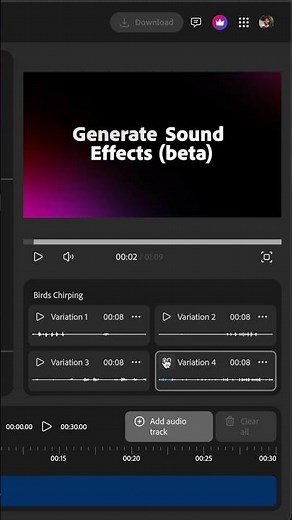 How to Generate Sound FX using Adobe Firefly AI