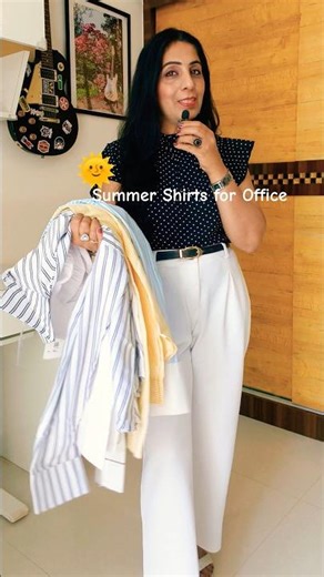 Office Shirts That Elevate Your Style | Vertical Stripes That Make You Look Slim at Work #trending