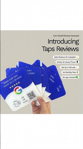 Want more Google reviews with less hassle? Google Review Plates with NFC + QR codes make it easy