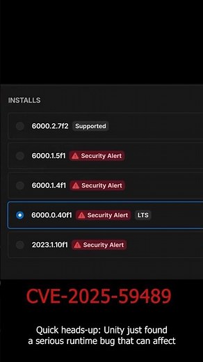 Unity Just Fixed a Massive Vulnerability - Patch Now!