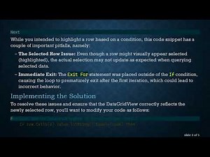 How to Select a Row in DataGridView with a Specific Cell Value in VB.NET
