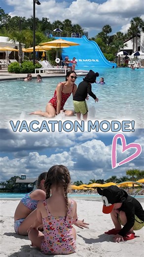 I took the kids to the LARGEST BEACH RESORT in Orlando while PREGNANT! #fblifestyle #vacation #fun | The Herberts