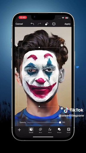 Joker Face Mask Photo Editing with PicsArt | Zee Editing Zone