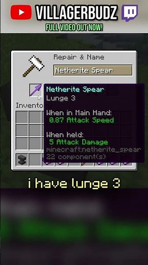 You can put Lunge AND Mending on Minecraft Spears now!