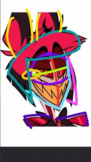 How to Draw Alastor from Hazbin Hotel! #hazbinhotel