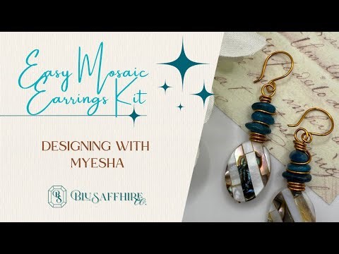 How to Make Beaded Earrings Kit Tutorial| Fast + Elegant Jewelry You Can Make
