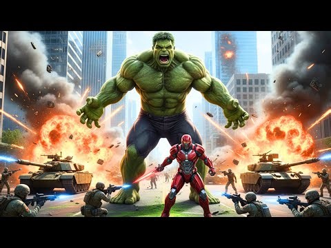 HULK vs THE ARMY | The Most Epic Marvel Battle Ever