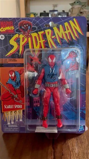 Primer Retro Review…. Scarlet Spider 🕸️🕷️🤟🏼 #coleccionismo #marvellegends #spiderman