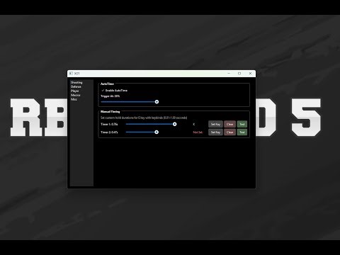UNDETECTED RB WORLD 5 EXTERNAL (AUTOTIME) (DRIBBLE MACROS)