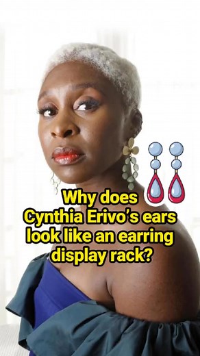 Why does Cynthia Erivo’s ears look like an earring display rack? #celebrity #fyp #CynthiaErivo | Voices of the Heart