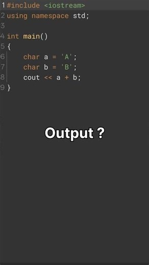 Why does this print 131? 😱 #coding #programming #quiz #shorts