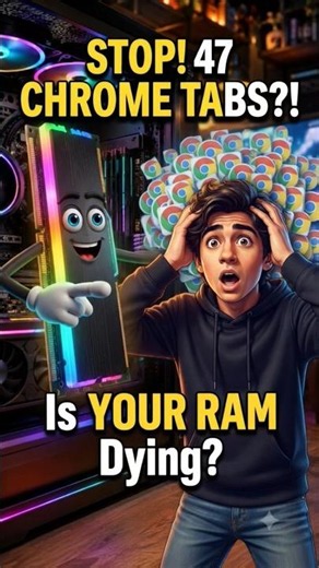Why Chrome Uses So Much RAM? 🤯 | RAM vs Chrome #Shorts #Tech short