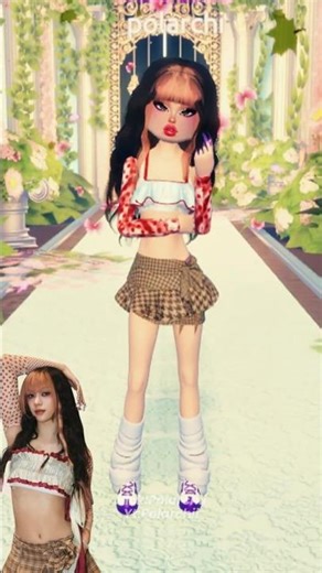 Megan KATSEYE | Gnarly x Roblox Dress to Impress #dti #dresstoimpress #roblox #shorts 🎸🔥