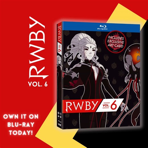It's never a dull moment with #RWBY Volume 6 on Blu-ray! Team RWBY is reunited, and their first order of business is escorting the Relic of Knowledge to Atlas. With the world crumbling around them and Grimm lurking around every corner, traversing Remnant is more dangerous than ever. | Studio Distribution Services - Canada | Facebook