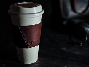 Leather Cup Sleeve Template Video Plus Free PDF Template
