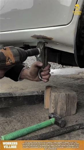 DIY Rocker Panel Repair: How to Pull Dents Like a Pro Using a Manual Pulling Tool