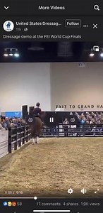Straight from the United States Dressage Federation Official Page Facebook (video now deleted, I think). Comments were turned off… We really cannot deny the fact that there’s a problem in the industry when demonstrations like this where the horse is significantly behind the vertical for the entire shared video are posted directly to the public pages of the very federations involved with the sport. Even if the horse wasn’t ridden like this for the entire demo — the section of footage that the USD