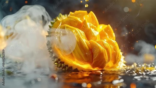 Exploding Jackfruit - A Vibrant Culinary Spectacle of Tropical Fruit.