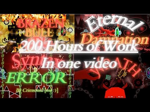 Every Impossible Level I've Made So Far - Geometry Dash