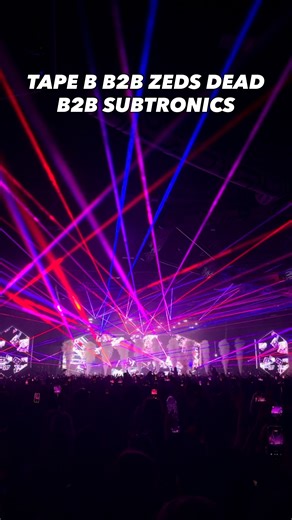 Alex on Instagram: "The four kings of dubstep premiered a new ID together to close out night one of decadence co! @tapebbeats @subtronics @zedsdead Production @trevor_s_w @spencer.a.michaels @hunterg.fx #edm #dubstep #b2b2b #decadence #laser"