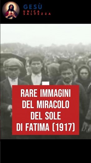 Rare images of the Miracle of the Sun of Fatima 1917 #fatima #miracle #madonna