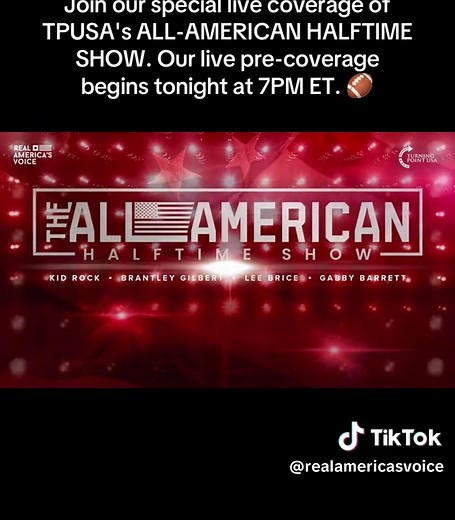Live Coverage of TPUSA's All-American Halftime Show