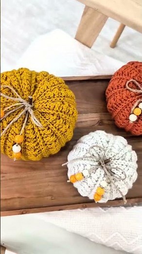 Crochet Pumpkin Pattern |Easy Fall Decor DIY | Beginner Friendly Crochet Pattern