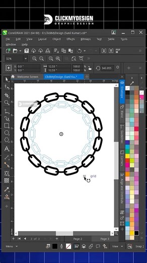 Part 39 tools in Corel Draw #coreldraw #shortvideo #begginers #graphicdesign
