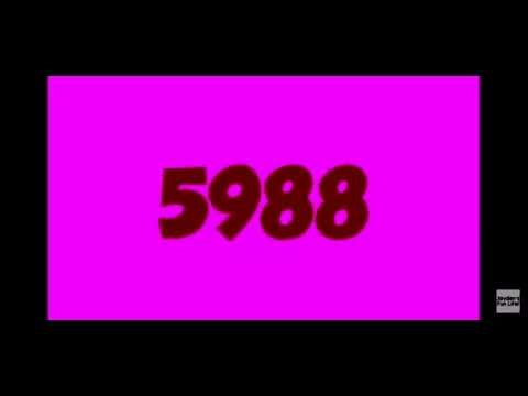 Numbers 1 to 10000 6x speed