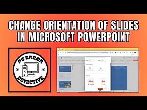 How To Change The Orientation Of Slides In Microsoft PowerPoint - Quick Tutorial {2025}