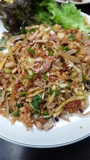 ข้าวยำแหนมคลุก#ร้านลูกย่า ชองนำ#กับแกล้มขี้เมา#สั่งได้จ้า#รอบส่งเเทกเปวันที่15/3