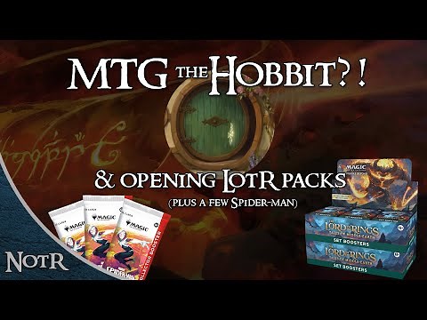 Magic the Gathering: The Hobbit?! Plus opening LOTR & Spider-man packs