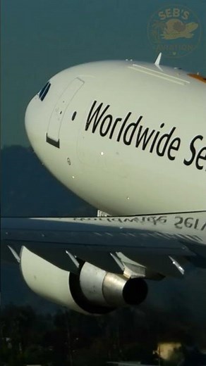 UPS Airbus A300 Taking Off AT ONT, Ontario Int’l Airport | #aviation #airplane #planespotting