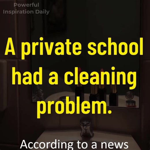 196K views · 7.7K reactions | A private school had a cleaning problem | Powerful Inspiration Daily | Facebook