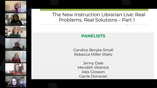 The New Instruction Librarian Live_ Real Problems, Real Solutions