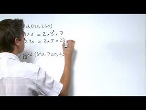 Exercice 7 (Arithmétique dans Z) [00290]