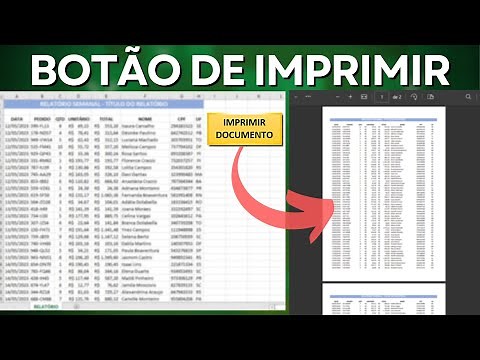 How to Create an Automatic Print Button in Excel | Automate Processes and Tasks