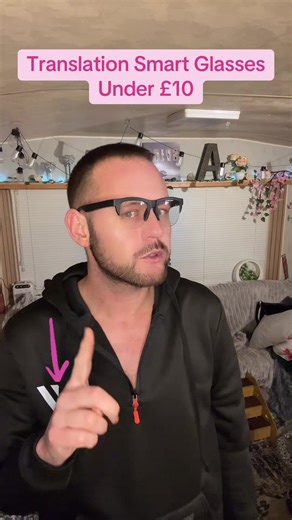 Smart translation glasses #translator #smartglasses #glasses #tiktokmademebuyit #dealdrops