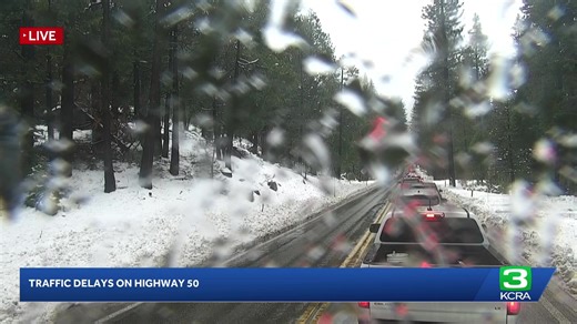 LIVE | Heavy traffic on Highway 50 at Strawberry | KCRA 3