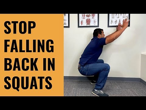How To Help Knee Pain And Stop Falling Backwards When Squatting