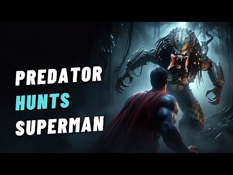 Predator Hunts Superman