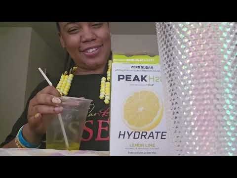 PEAK H2O HYDRATIE lemon 🍋 lime taste test