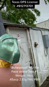 We tested the exterior core of Made in Texas Ballistic Face Shield today. Made from 100%, exceptional, USA Materials! As you will see in this and upcoming videos, it performed exceptionally well. Special thanks to Honeywell for all of their technical and material assistance. Without them this project wouldn’t possible; you folks are the BEST! USA! USA! USA! Semper Fi, Billy Gibbons Owner | Armor Upfitters