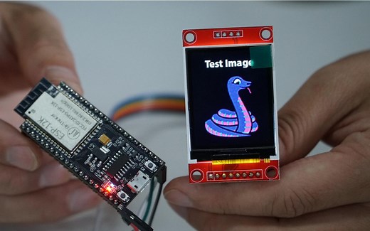 ESP32 S2 驱动 CircuitPython ST7735显示屏