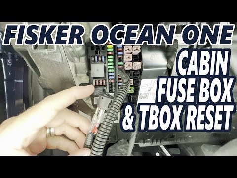 Fisker Ocean One - Cabin Fuse Box & Tbox Reset