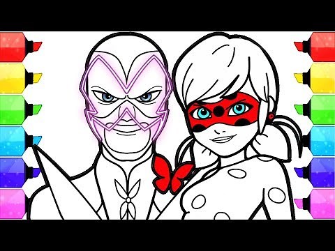 Miraculous Ladybug Coloring Pages | How to Draw and Color Ladybug season 2 Coloring Book